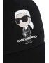 KARL LAGERFELD KIDS Бейзболна шапка с лого - Pepit.bg