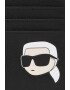 Karl Lagerfeld Кожен калъф за карти Ikonik - Pepit.bg