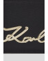 Karl Lagerfeld Кожен калъф за карти Signature - Pepit.bg