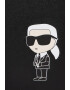 Karl Lagerfeld Кожен калъф за паспорт Ikonik - Pepit.bg