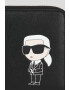 Karl Lagerfeld Кожено портмоне Ikonik с цип - Pepit.bg