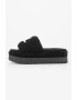 Karl Lagerfeld Плюшени чехли с равна платформа - Pepit.bg