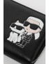 Karl Lagerfeld Портфейл Ikonik с цип - Pepit.bg