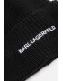 Karl Lagerfeld Шапка Essential с бродирано лого - Pepit.bg