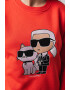 Karl Lagerfeld Суитшърт Ikonik с органичен памук - Pepit.bg