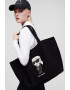 Karl Lagerfeld Платнена пазарска чанта - Pepit.bg