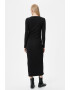 KOTON Дълга рокля с овално деколте - Pepit.bg