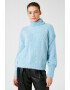 KOTON Пухен пуловер с поло - Pepit.bg