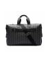 Lacoste Унисекс сак Weekender с монограми - Черен/Сив - Pepit.bg