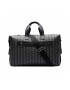 Lacoste Унисекс сак Weekender с монограми - Черен/Сив - Pepit.bg