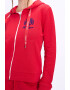 Lee Cooper Худи с цип и лого на гърдите - Pepit.bg