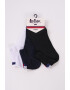 Lee Cooper Къси чорапи с лого - 3 чифта - Pepit.bg