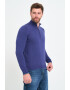 Lee Cooper Памучен пуловер с къс цип - Pepit.bg
