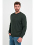 Lee Cooper Памучен пуловер с шпиц - Pepit.bg