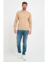 Lee Cooper Памучен пуловер с шпиц - Pepit.bg