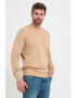 Lee Cooper Памучен пуловер с шпиц - Pepit.bg
