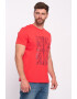 Lee Cooper Памучна тениска с принт - Pepit.bg