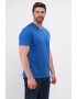 Lee Cooper Памучна тениска с шпиц - Pepit.bg