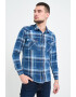 Lee Cooper Риза с джоб на гърдите - Син - Pepit.bg