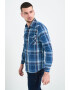 Lee Cooper Риза с джоб на гърдите - Син - Pepit.bg