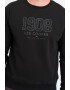 Lee Cooper Суитшърт с лого - Черен/Сив - Pepit.bg