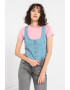 Levi's Къс дънков топ Dani - Pepit.bg