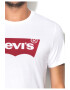 Levis Бяла тениска с червено лого - Pepit.bg
