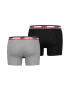 Levis Боксерки с лого - 4 чифта - Черен/Светло сив - Pepit.bg