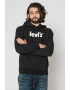 Levis Худи с джоб кенгуру и лого - Pepit.bg