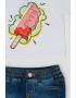 Levi's Тениска с шарка и къси дънки - Pepit.bg