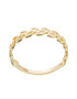 L'Instant D'or 9K Gold Ring With Cut-Outs - Pepit.bg
