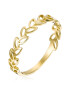 L'Instant D'or 9K Gold Ring With Cut-Outs - Pepit.bg