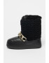Love Moschino Боти с връзка - Черен - Pepit.bg