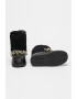 Love Moschino Боти с връзка - Черен - Pepit.bg