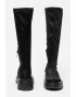 Love Moschino Дълги ботуши с лого - Pepit.bg