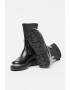 Love Moschino Кожени боти с еластични маншети - Pepit.bg