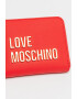 Love Moschino Портфейл от еко кожа с метално лого - Pepit.bg