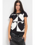Love Moschino Тениска на сърца - Pepit.bg