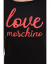 Love Moschino Тениска с лога - Pepit.bg