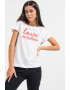 Love Moschino Тениска с лога - Pepit.bg