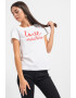 Love Moschino Тениска с лога - Pepit.bg