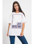 Love Moschino Тениска с лога - Pepit.bg
