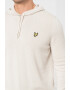 Lyle & Scott Фино плетено худи с лого - Pepit.bg