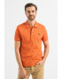 Lyle & Scott Тениска от пике с яка - Pepit.bg