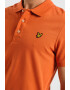 Lyle & Scott Тениска от пике с яка - Pepit.bg