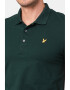 Lyle & Scott Тениска от пике с яка - Pepit.bg