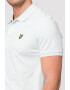 Lyle & Scott Тениска от пике с яка - Pepit.bg