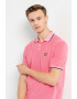 Lyle & Scott Тениска от пике с яка - Pepit.bg