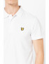 Lyle & Scott Тениска от пике с яка и лого - Pepit.bg