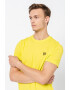 Lyle & Scott Тениска с овално деколте и апликация - Pepit.bg